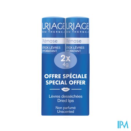 Uriage Xemose Stick Lippen 2x4g