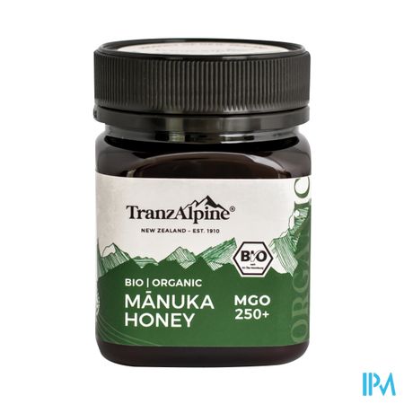 Tranzalpine Bio Manuka Honing Mgo 250+ 250g