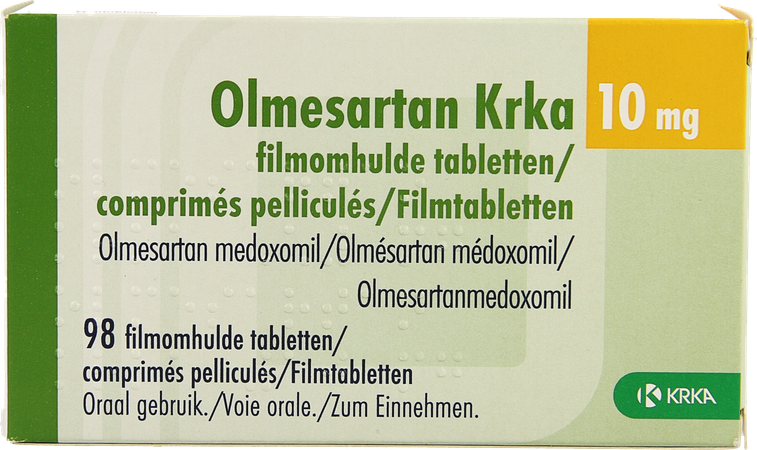 Olmesartan Krka 10mg Filmomh Tabl 98 X 10mg 1