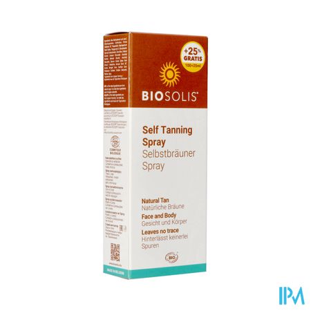 Biosolis Zelfbruiner Spray 100ml+25ml Grat.