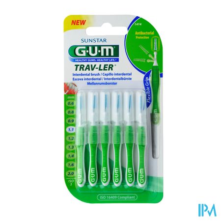 Gum Trav-ler Interdent.borsteltje 1,1mm 6 1414m6