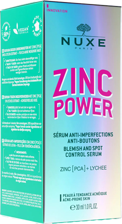 Nuxe Zinc Power Serum A/imperfections 30ml 2