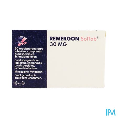 Remergon Sol Tabl 30mg Comp 30 X 30mg 1