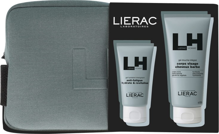 Lierac Kerstset+tasje Man Gel Hydra 2 Prod. 1