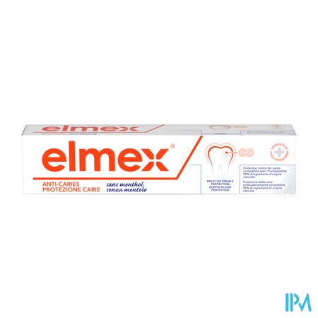 Elmex A/caries Z/menthol Tandpasta Tube 75ml