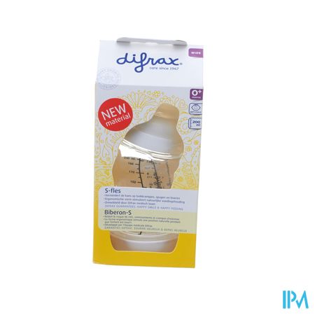 Difrax Biberon-s Natural Blanc 200ml