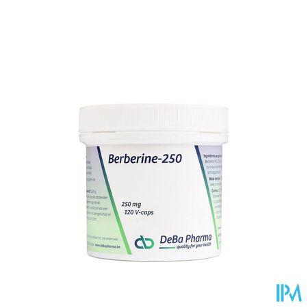 Berberine 250mg V-caps 120 Deba