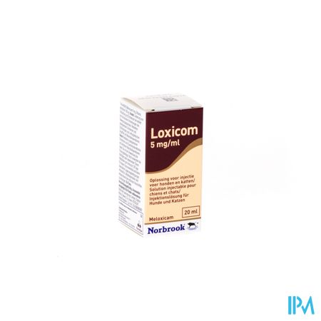 Loxicom 5,0mg/ml Opl Inj. Hond-kat 20ml