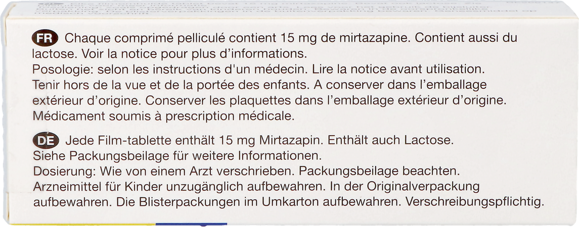 Mirtazapine Viatris 15mg Tabl 30 8