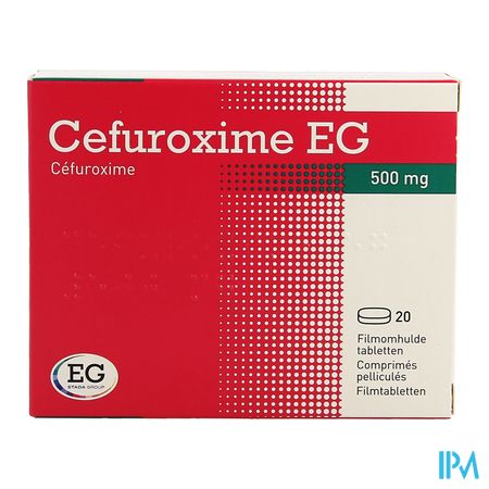 Cefuroxime EG 500Mg Filmomh Tabl 20 X 500Mg 1