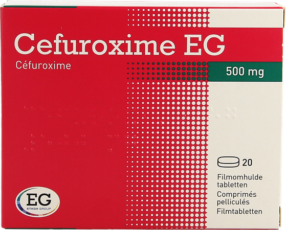 Cefuroxime EG 500Mg Comp Pell 20 X 500Mg 1