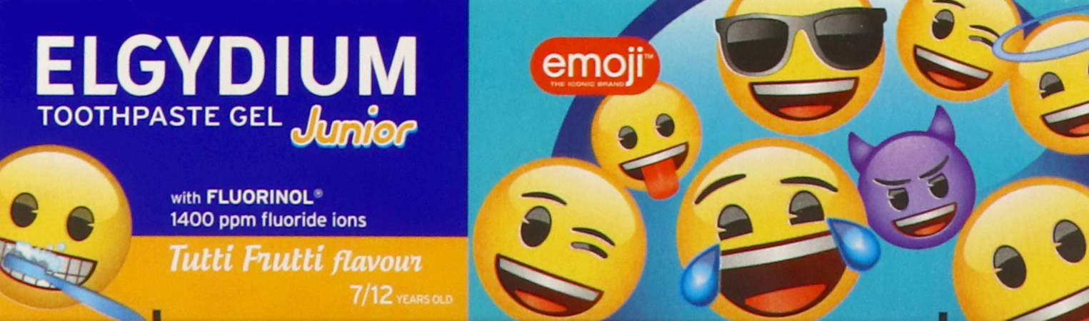 Elgydium Tandpasta Junior Emoji Tutti Frutti 50ml 5