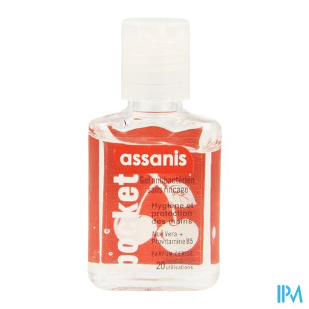 Assanis Pocket Gel Mains Cerise 20ml