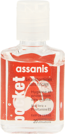 Assanis Pocket Handgel Kers 20ml