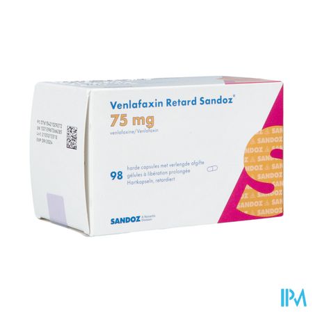 Venlafaxin Retard Sandoz 75,0mg Lib.prol. Caps 98