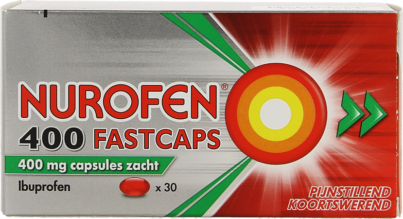 Nurofen 400 Fastcaps Caps 30x400mg 9