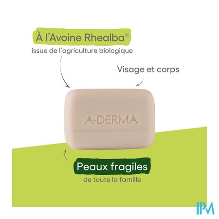 Aderma Havermelk Wasstuk 100g 14