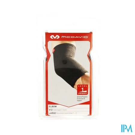 Mcdavid Elbow Brace Elastic Black l 512