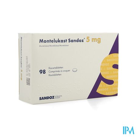 Montelukast Sandoz Kauwtabletten 98 X 5mg