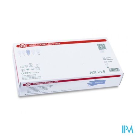 Noba Handschoenen Nitril Ult; Z/latex Xl Blauw 100