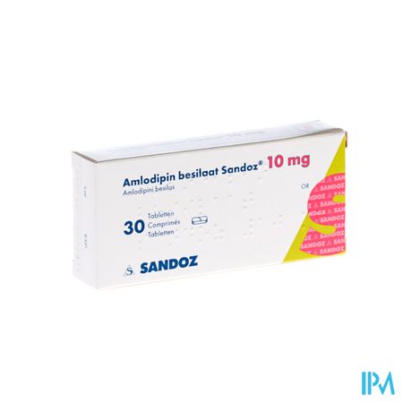 Amlodipine Besilaat Sandoz C0mp 30x10mg 1