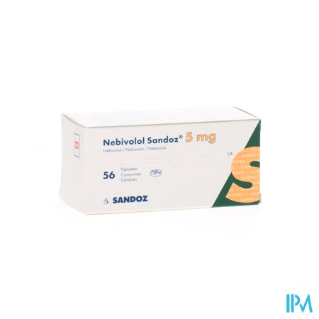 Nebivolol Sandoz Tabl 56 X 5mg