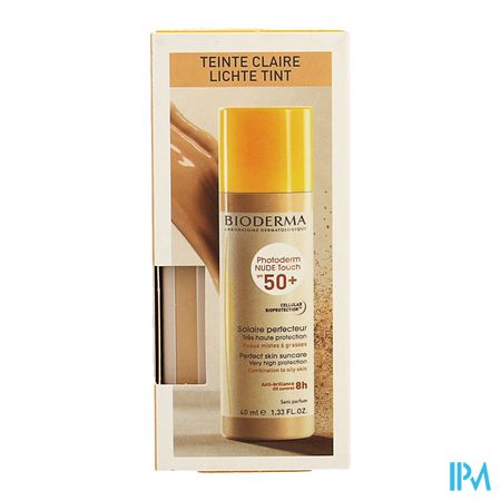 Bioderma Photoderm Nude Touch Spf50+ Licht 40ml 1
