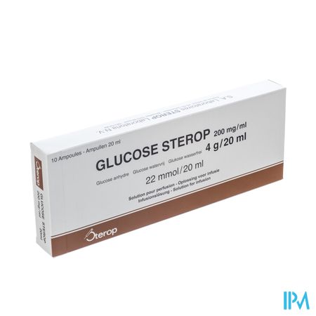 Glucose 20 % Sterop 4g/20ml 10