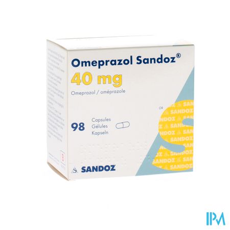 Omeprazol Sandoz Caps Enter 98 X 40mg 3