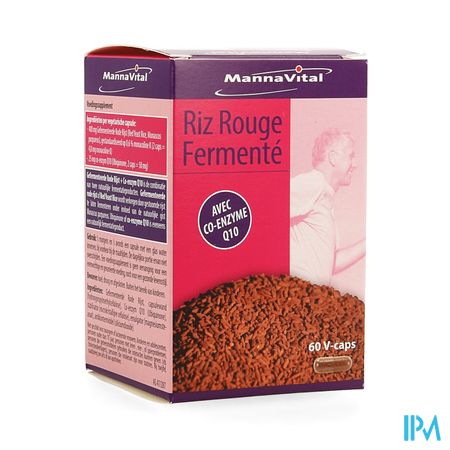 Mannavital Riz Rouge Fermente+co Enzyme Q10