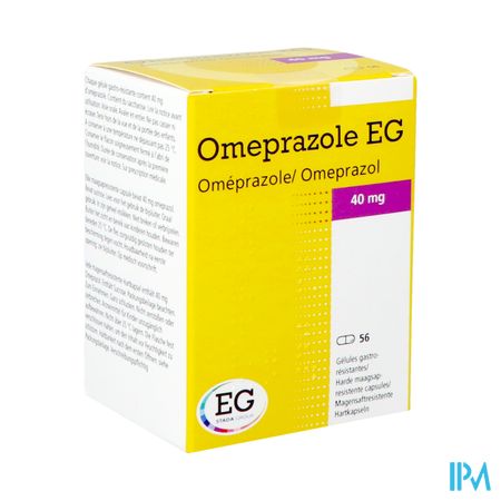 Omeprazole Eg 40mg Orifarm Maagsapresist Caps 56