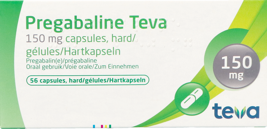 Pregabaline Teva 150mg Caps Hard 56 X 150mg 3