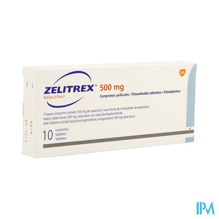 Zelitrex 500 Tabl 10x500mg