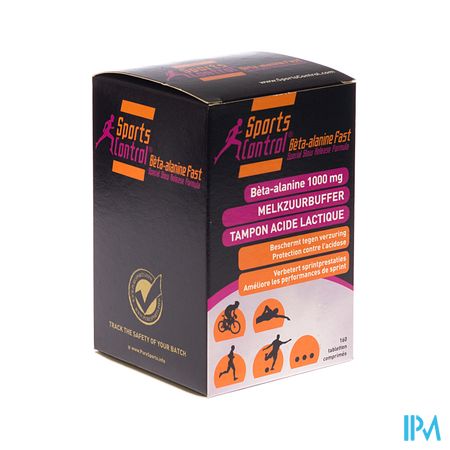 Sportscontrol Beta-alanine-fast (slow)pot Tabl 160