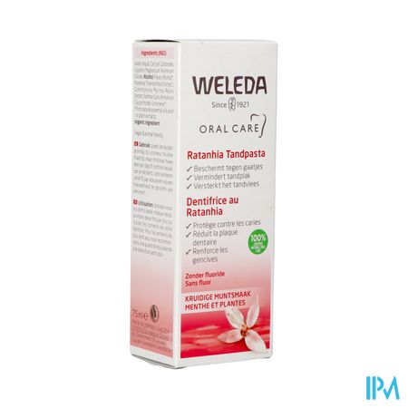 Weleda Dentif Ratanhia Rose 75ml