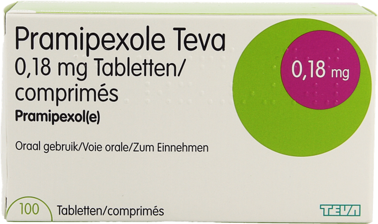 Pramipexole Teva 0,18mg Tabl 100 3