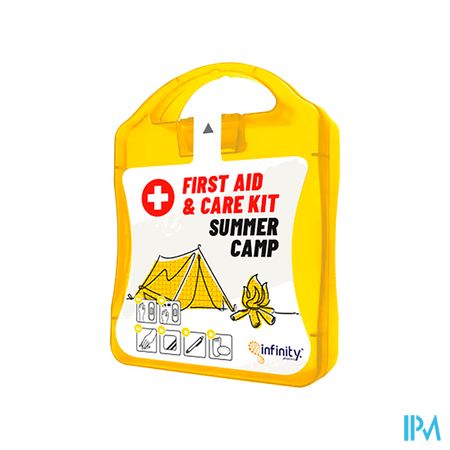 Summer Camp First Aid&care Kit Yellow Box 18 Prod.