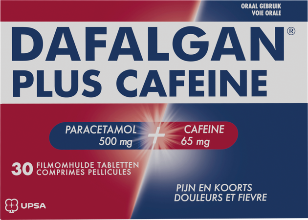 Dafalgan Plus Cafeine 500mg/65mg Filmomh Tabl 30 2