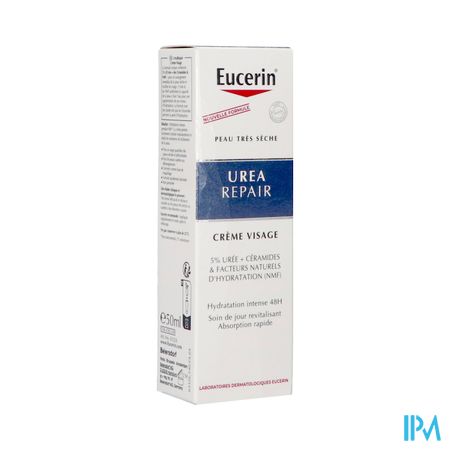 Eucerin Urearepair Cr Visage 5% Uree Tube 50ml Nf