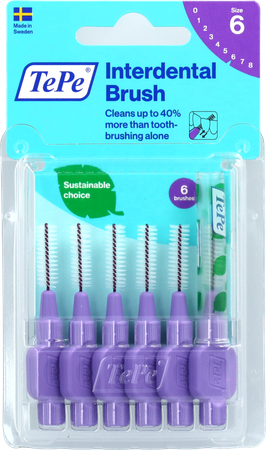 Tepe Interdental Brush 1,1mm Purple 6 4