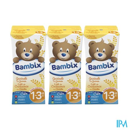 Bambix Groeimelk Granen 3x200ml