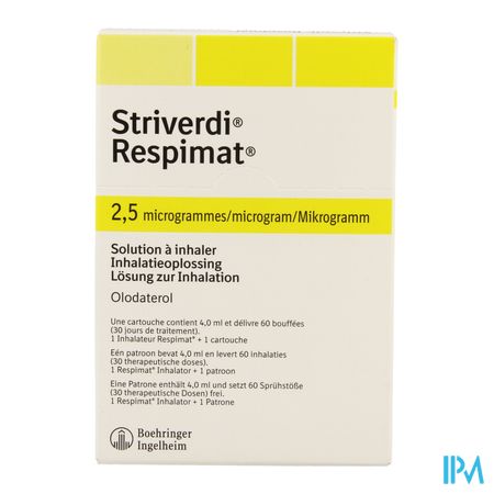 Striverdi Respimat 2,5mcg Inhaler 1+1 Cartouche 1