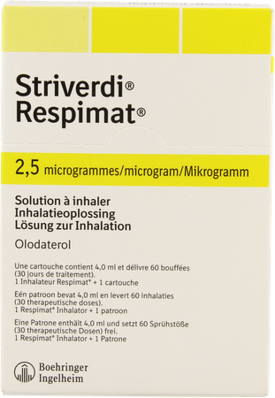 Striverdi Respimat 2,5mcg Inhaler 1+1 Patroon 1