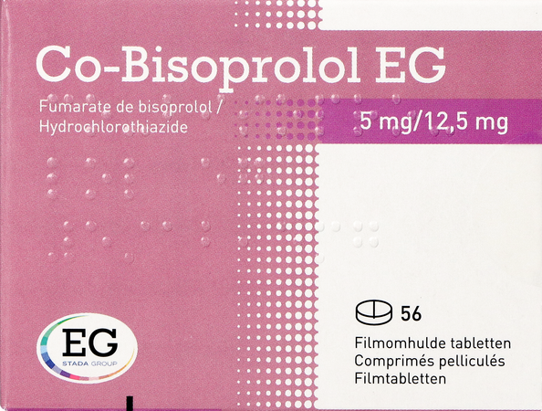 Co Bisoprolol EG 5,0Mg/12,50Mg Tabl 56 2