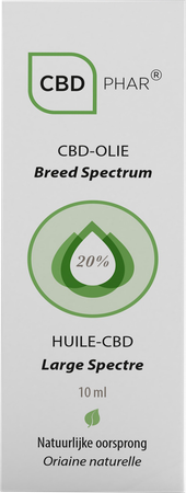 Cbd Olie Breed Spectrum 20% 10ml Cbd-phar 1