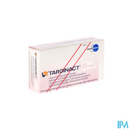 Targinact Comp Prol 20/10mg Comp 30