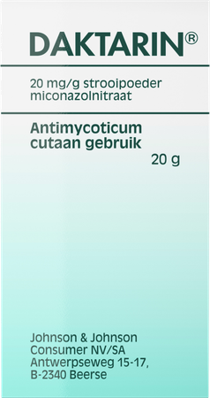 Daktarin Pulv Derm 1 X 20g 2% 4