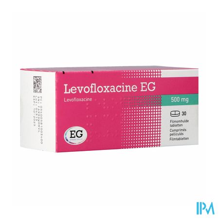 Levofloxacine EG 500Mg Tabl Filmomh 30X500Mg