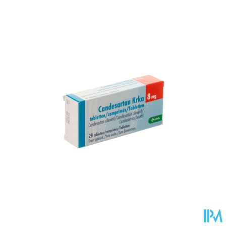 Candesartan Krka 8mg Tabl 28