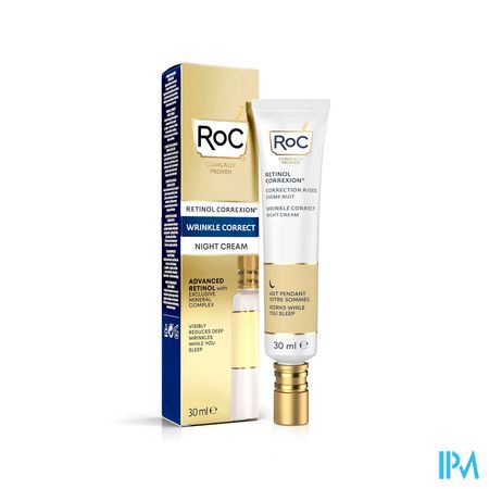 Roc Retinol Correx. Wrinkle Night Cream Fl 30ml 3